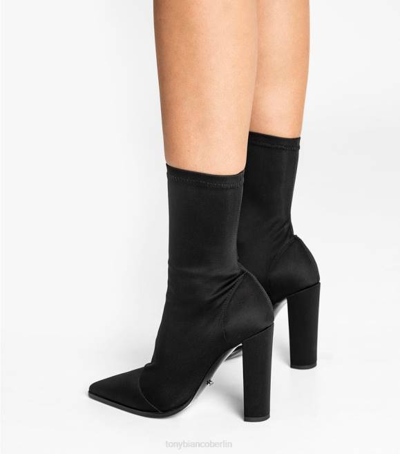 Stiefeletten| de Tony Bianco Frauen Lila Stiefeletten schwarzes Lycra 4624535